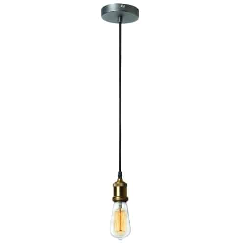 The Vintage line of lighting fixtures finds its inspiration in Victorian industrial lighting. Available in a number of different designs and configurations, the Vintage line combines elegance with streamlined efficiency and is crafted in eye catching industrial-look materials.  Vintage lighting is available in a variety of configurations as pendant fixtures with ribbed or clear glass or stainless steel shades and sleek steel canopies. Options include antique brass or steel finish and Marconi bulbs to enhance the effect. Despite designs that look back to the aesthetics of previous eras, the Vintage line blends well with either traditional or contemporary design schemes.