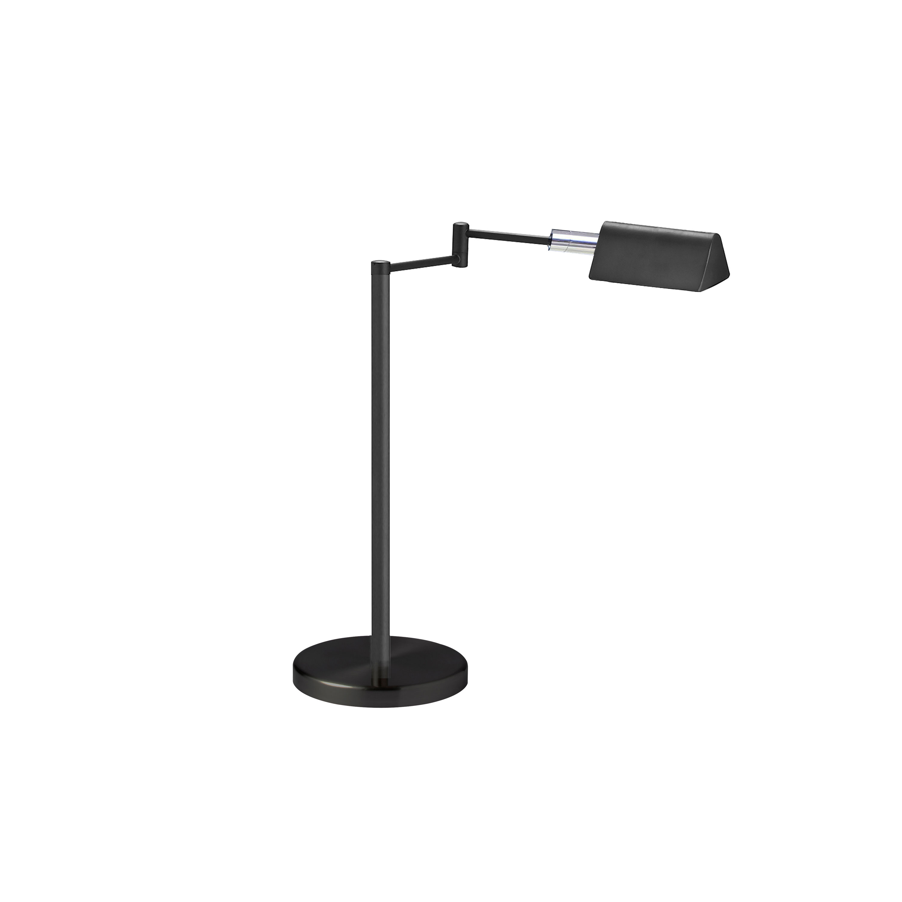 5W LED Swing Arm Table Lamp, Black Finish
