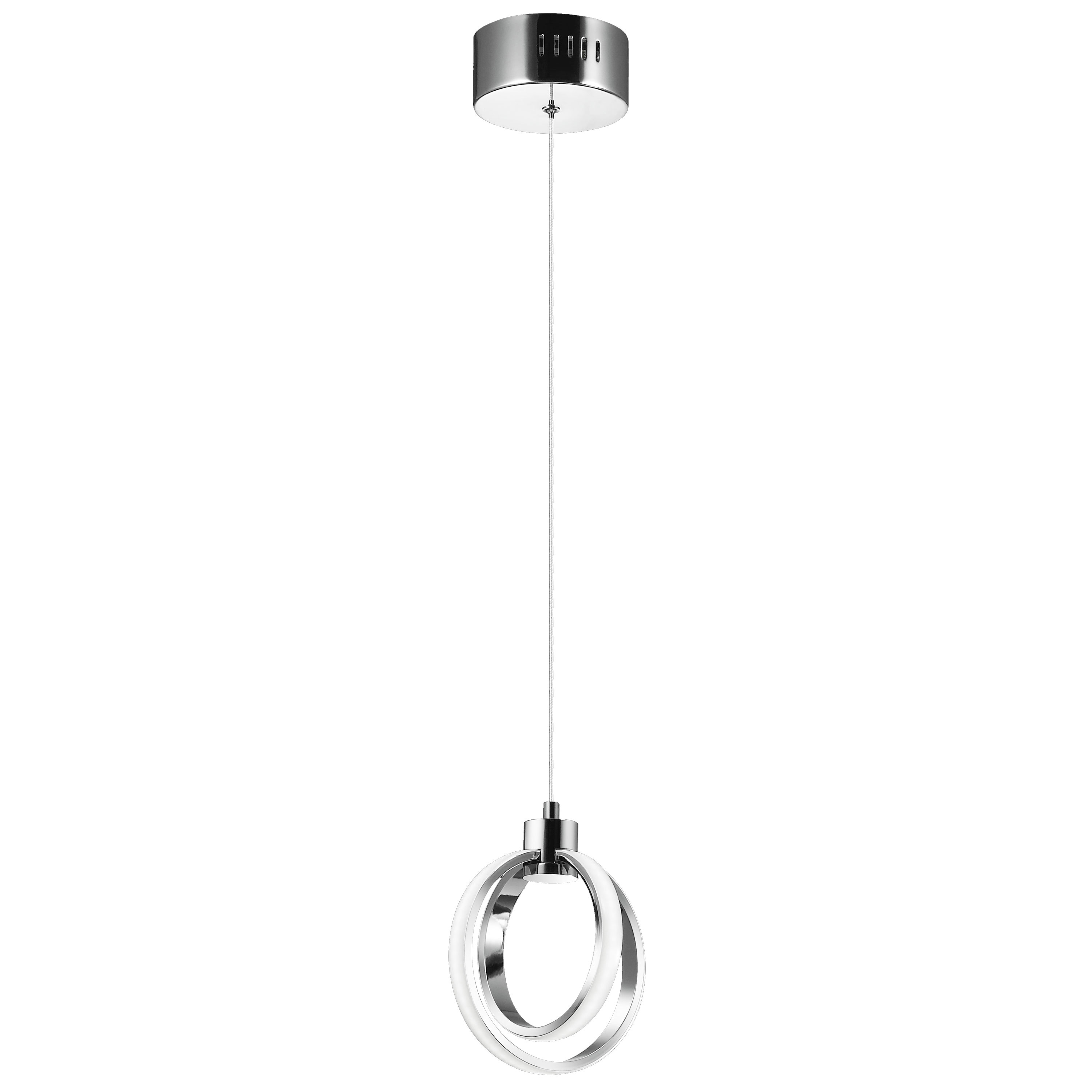 The Parson family of lighting exhibits undeniably artistic flair in a decidedly contemporary mode. Based on the instant appeal of open circles in a stylish configuration, it's an instant eye-catcher no matter where you place it. A metal frame in your choice of finish creates an intriguing double circle construction. An LED light with a white silicone diffuser along the surface of the circle creates a chic contrast. Parson lighting is warm and skin-friendly, with a look that will create a focal point in your hallway, living room or bar area.