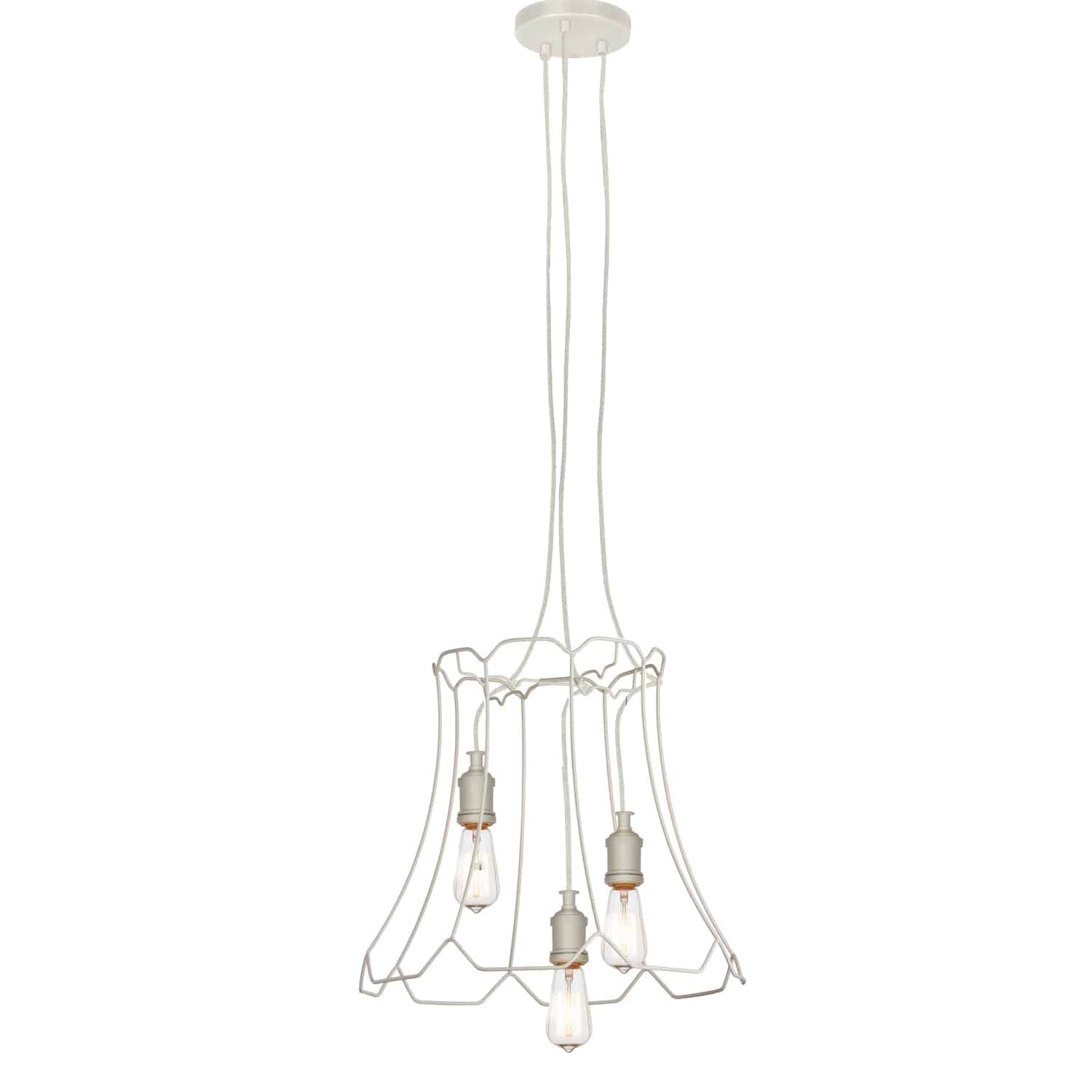 Its outlines recall traditional designs, with a sleek construction that gives it a thoroughly contemporary appeal. The Belenko family of lighting adds graceful curves and a touch of decorative luxury to your home. The metal frame drops to an open base that is curved and tapered, with a notched element at both ends to add to its lyrical appeal. Available in your choice of neutrals, the look blends with modern and ultra-modern décors. Belenko lighting creates an artistic touch to your kitchen or hallway areas with an airy look that won't overwhelming the space.