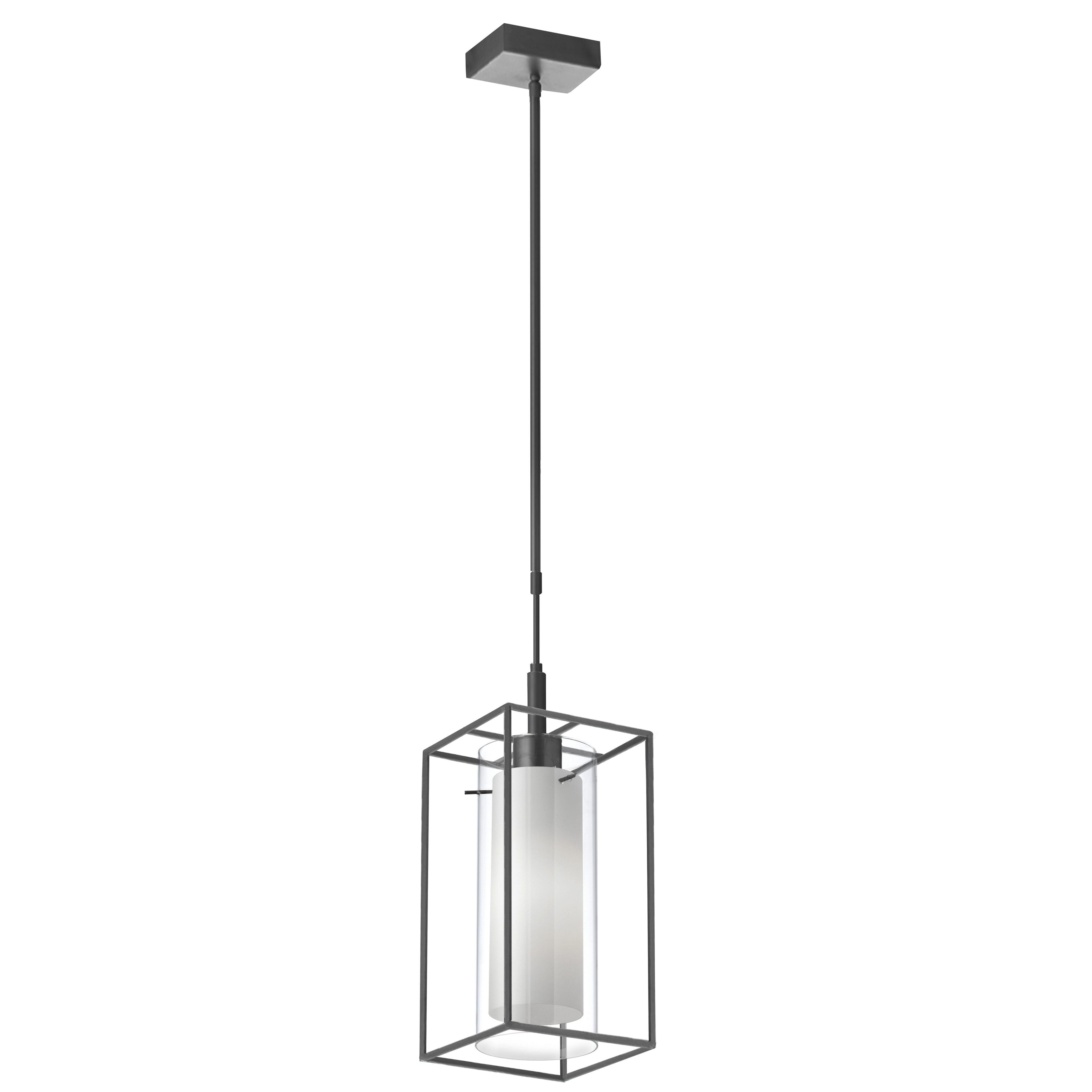 Straight and curved lines provide an eye-catching contrast in the Cubo family of lighting. If style is all in the details, Crawford lighting jumps ahead of the crowd. A rectangular metal base drops from a straight rod, crafted in an open design with a grid on the top side to accommodate the light housing. Inside, a glass cylinder holds the light. Available in a variety of finishes, it will draw attention to the furnishings in a kitchen or dining room, and add a touch of luxury to your foyer.