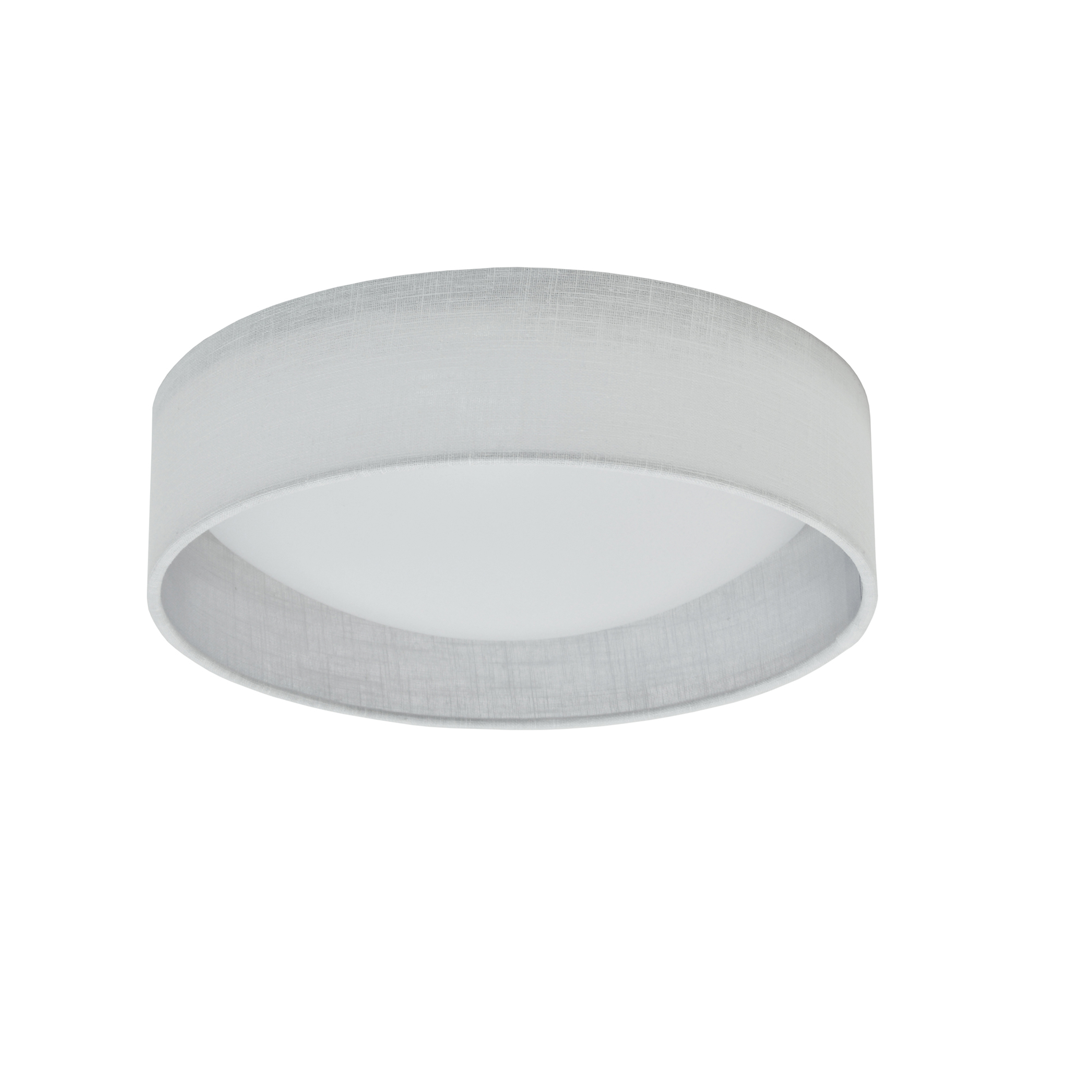 A simple design, and a sleek profile, make CFLD lighting a versatile family that will enhance the furnishing in many areas of your home. The design features an integrated LED light. LED fixtures produce light at up to 90 percent better efficiency than incandescent lighting. An acrylic base holds a fabric shade in a drum style. With a narrow profile, it reveals both the rounded LED inside, and an optional contrasting finish on the interior of the shade. With its clean lines and unfussy appeal, the CFLD family of lighting works well in your modern kitchen, bedroom, hallway or utlity room.