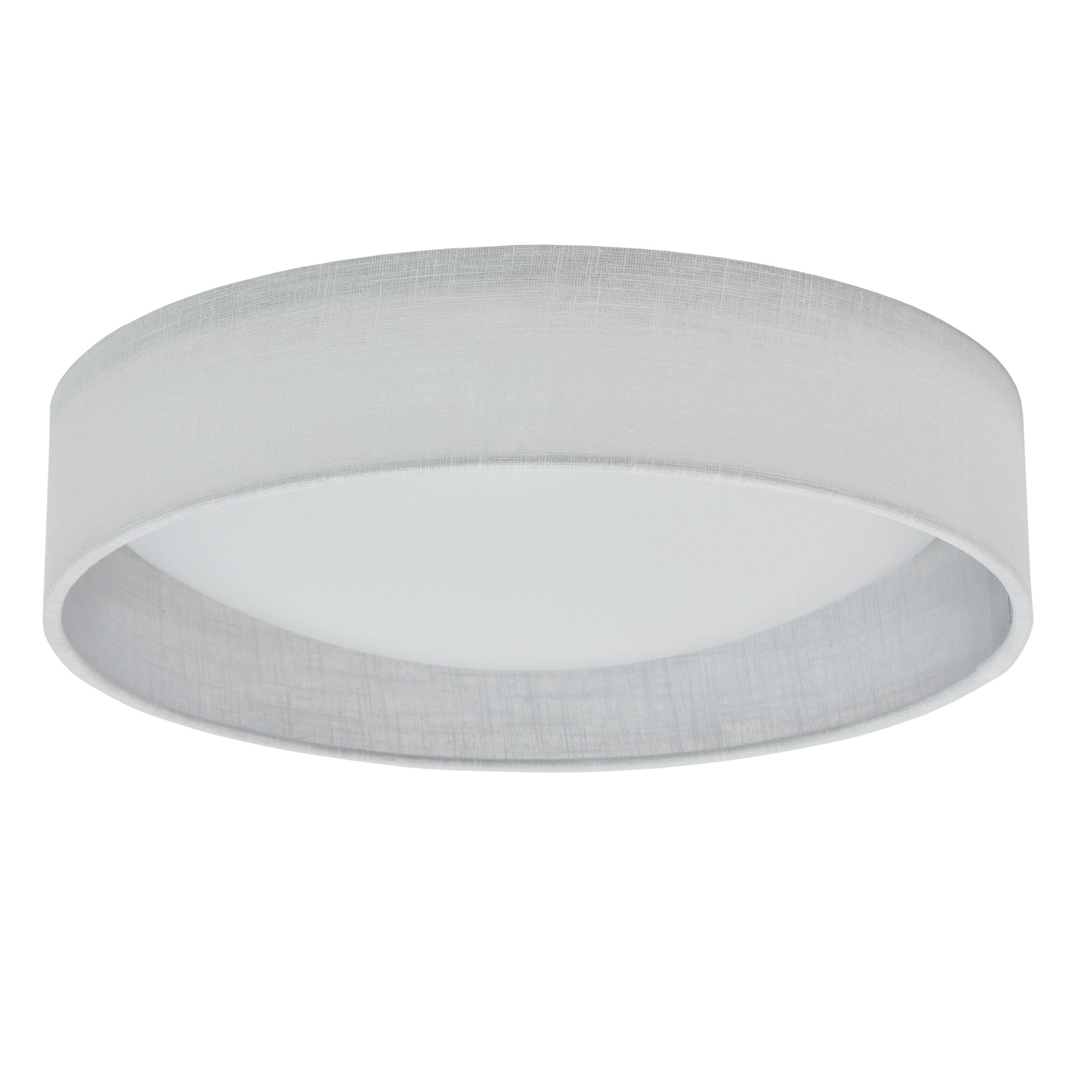 A simple design, and a sleek profile, make CFLD lighting a versatile family that will enhance the furnishing in many areas of your home. The design features an integrated LED light. LED fixtures produce light at up to 90 percent better efficiency than incandescent lighting. An acrylic base holds a fabric shade in a drum style. With a narrow profile, it reveals both the rounded LED inside, and an optional contrasting finish on the interior of the shade. With its clean lines and unfussy appeal, the CFLD family of lighting works well in your modern kitchen, bedroom, hallway or utlity room.