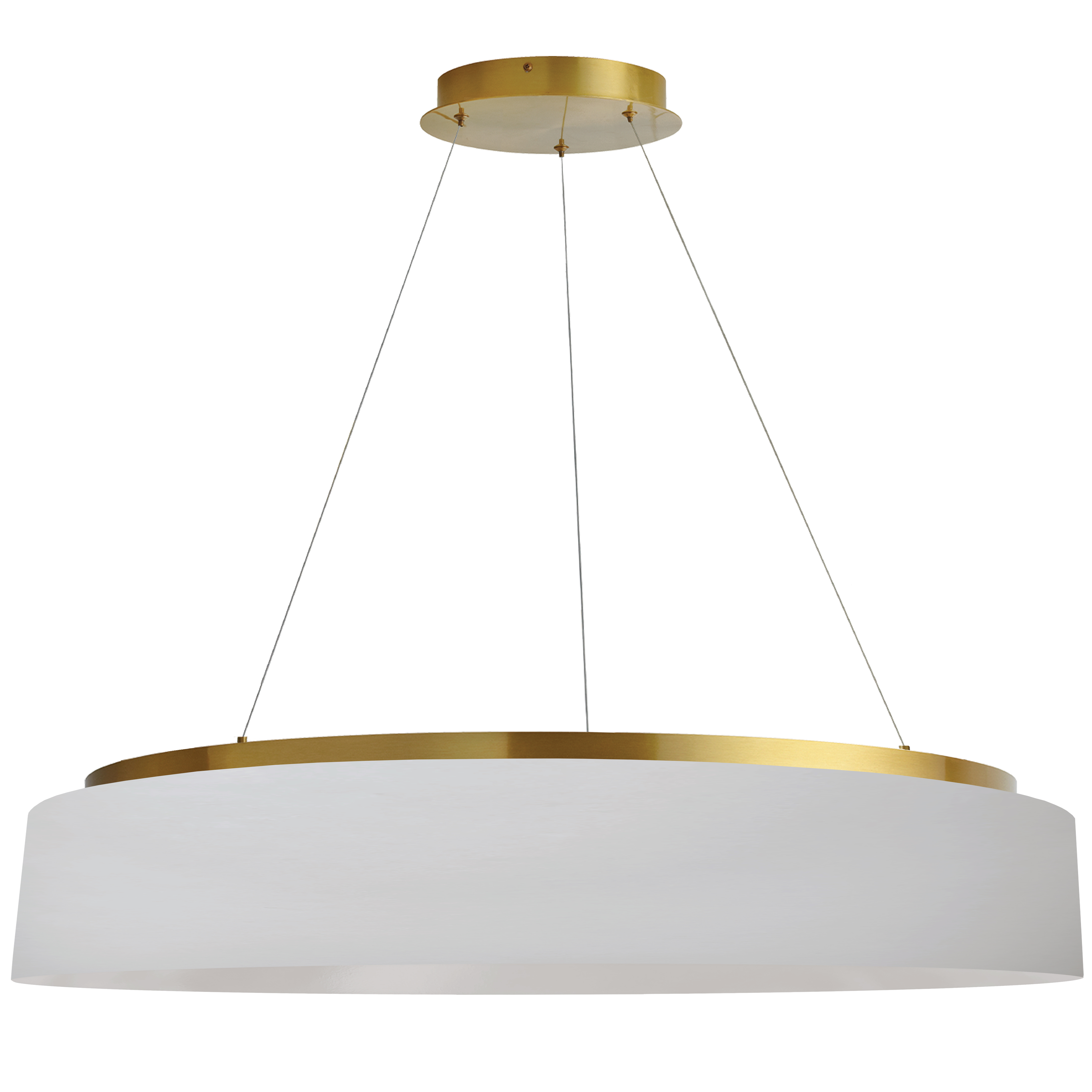 63W Chandelier, AGB w/ WH Shade
