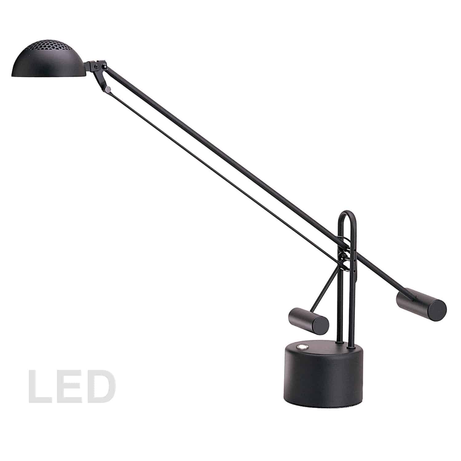 8W LED Desk Lamp, Black Finish