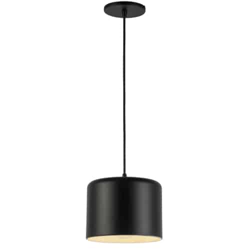 A stylish silhouette characterizes the Emilia family of lighting, adding a couture-style element of luxury to your home. It combines the solid presence of mid-century design with sleek modern edge. The all metal construction comes in a variety of finishes, and includes a contrasting or complementary finish on the inside of the fixture that allows you to refine the look to your needs. It's a versatile style of lighting that will create a focal point in any room. Emilia lighting works well with modern or transitional kitchens or dinettes, foyer or other main hallway.