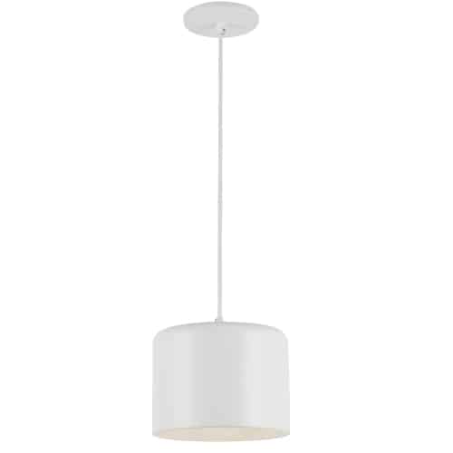 A stylish silhouette characterizes the Emilia family of lighting, adding a couture-style element of luxury to your home. It combines the solid presence of mid-century design with sleek modern edge. The all metal construction comes in a variety of finishes, and includes a contrasting or complementary finish on the inside of the fixture that allows you to refine the look to your needs. It's a versatile style of lighting that will create a focal point in any room. Emilia lighting works well with modern or transitional kitchens or dinettes, foyer or other main hallway.