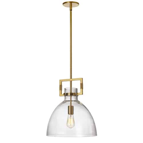 The Liberty family of lighting finds its inspiration in the tradition of the Liberty Bell, reimagined into a thoroughly contemporary piece. It combines curved glass with geometric metal to create an arresting impression. The metal frame is linear and geometric in design, incorporating the light housing. A rounded glass shade completes the look, and creates a bright allure. Liberty lighting will add a noticeable pop of luxury and style to your living and bedrooms, or a chic office setting.
