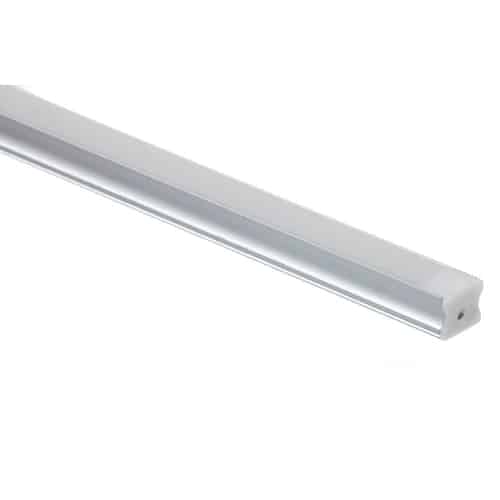 3M (118")-15.5 x 17.5 mm Aluminum Extrusion with Frosted Lens