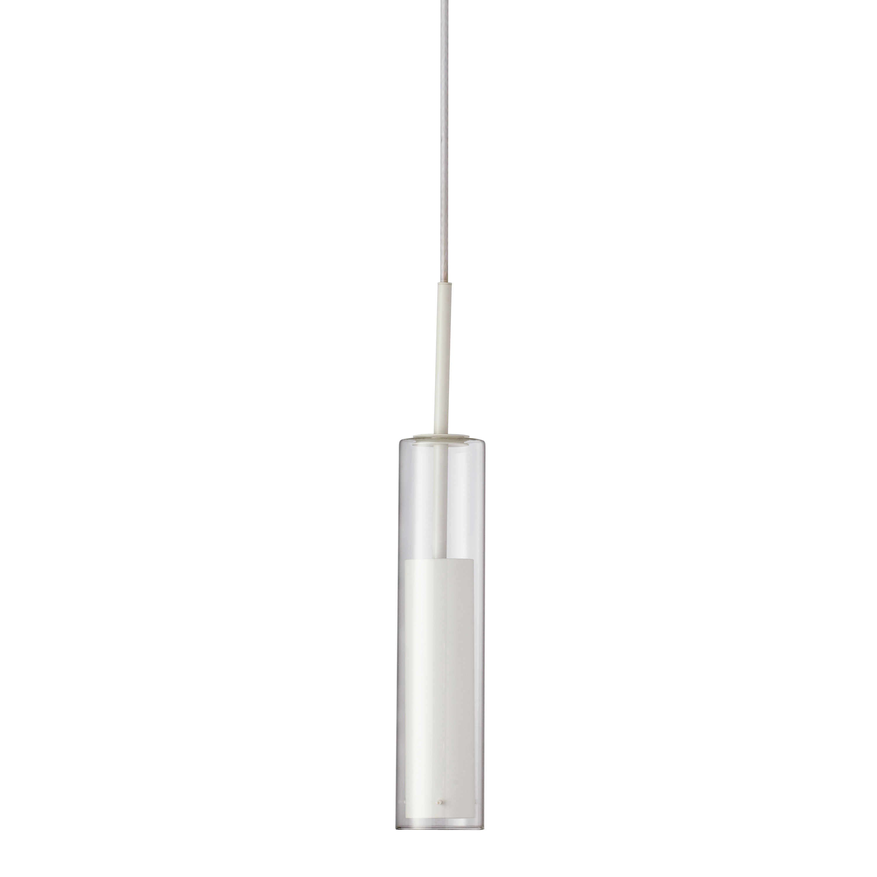 Luna lighting creates a focal point of modern design wherever you place it in your home. Its smooth, sleek lines will blend with any modern or contemporary design schemes, including minimalist décor. The metal frame drops to a cylindrical housing for the lighting, effectively encased in a clear class cylindrical housing. Optional metal finishes allow you to create looks from sleek to dramatically stylish. Luna lighting, with its elegant yet modest profile, is perfect for hallways, kitchen and dining rooms.