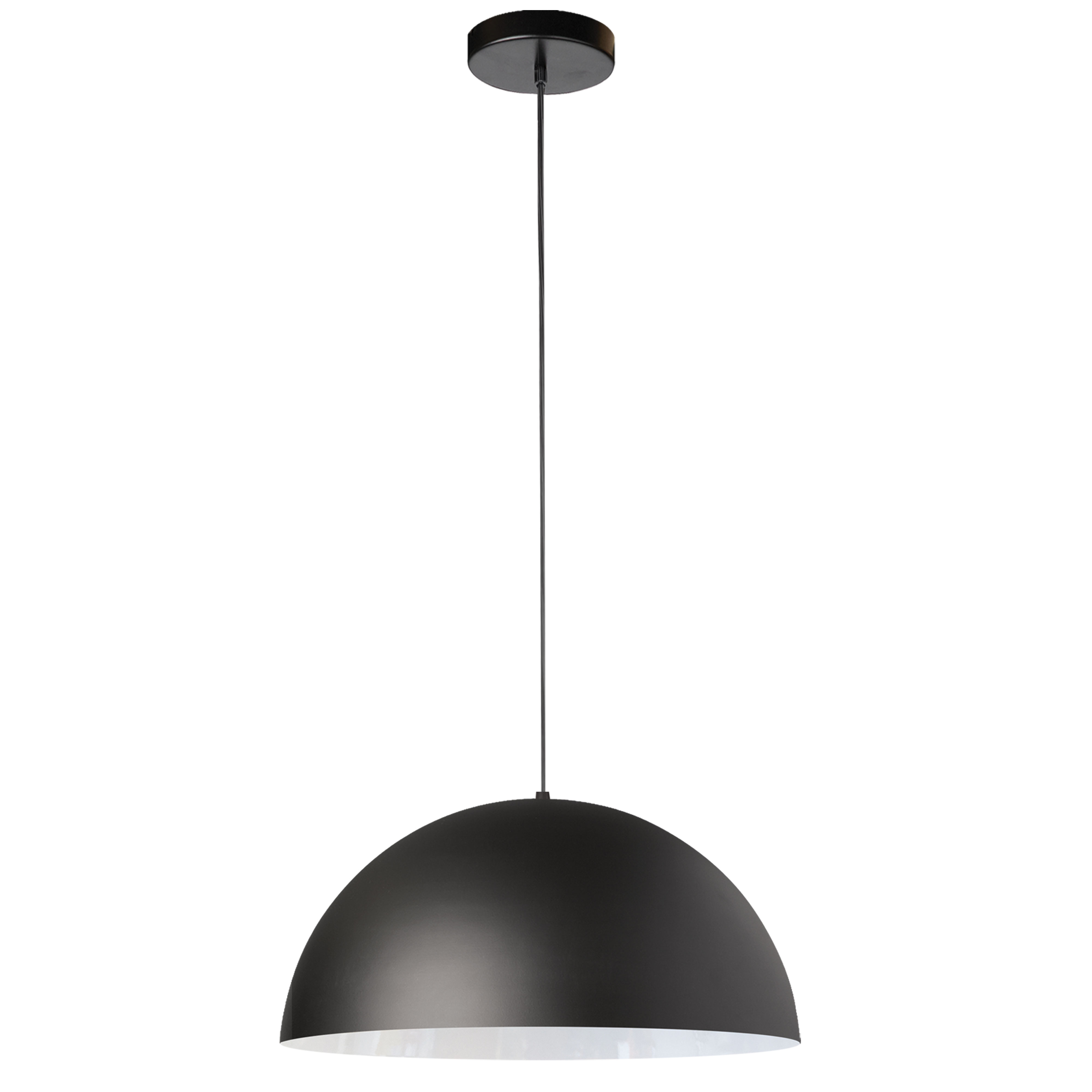 With a sleek yet substantial silhouette, the Ofelia family of lighting sports an iconic look that can work within the framework of mid-century to ultra-modern décors. Ofelia lighting adds clean lines and appealing curves that will enhance minimalist and modern furnishings. The all metal design drops to a dome shade, with color options that include monochromatic as well as contrasting inner and outer finishes. It's a sturdy design, offering bright illumination as well as style. Ofelia lighting will add a nice contrast to the smooth surfaces of a kitchen, and add an artistic presence to a foyer or main hallway.