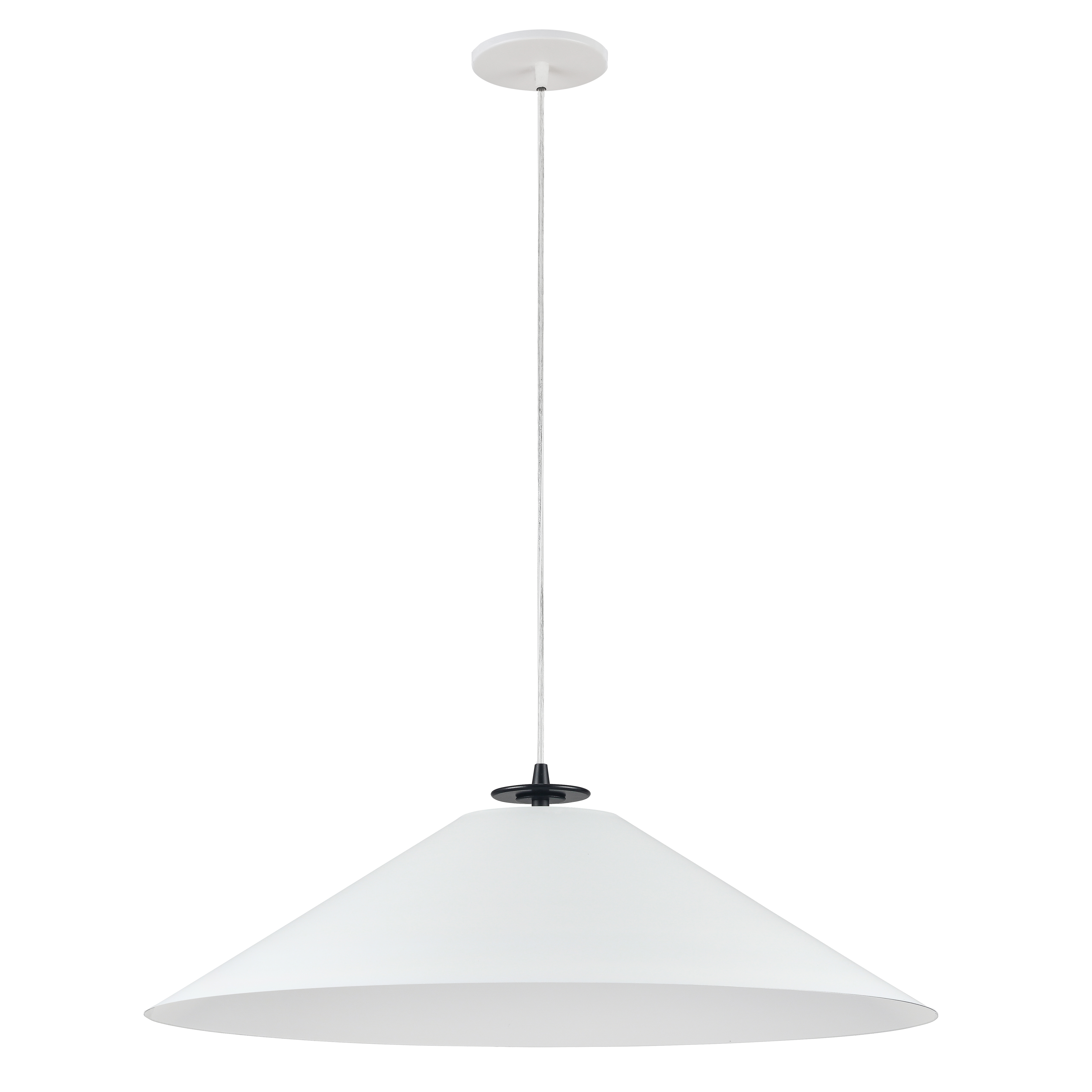 Clean and contemporary  that's the appeal of the Prudence family of lighting. Its unfussy design refines the classic tapered drum shape with a contemporary allure. The simple drop leads to an all metal construction, with part of the frame visible above the elegantly tapered shade. It's a curved detail that discretely adds visual interest to the sleek lines of the overall design. Prudence lighting adds a welcome presence that will enhance your stylish kitchen or dinette, and sets a fashionable tone in your foyer.