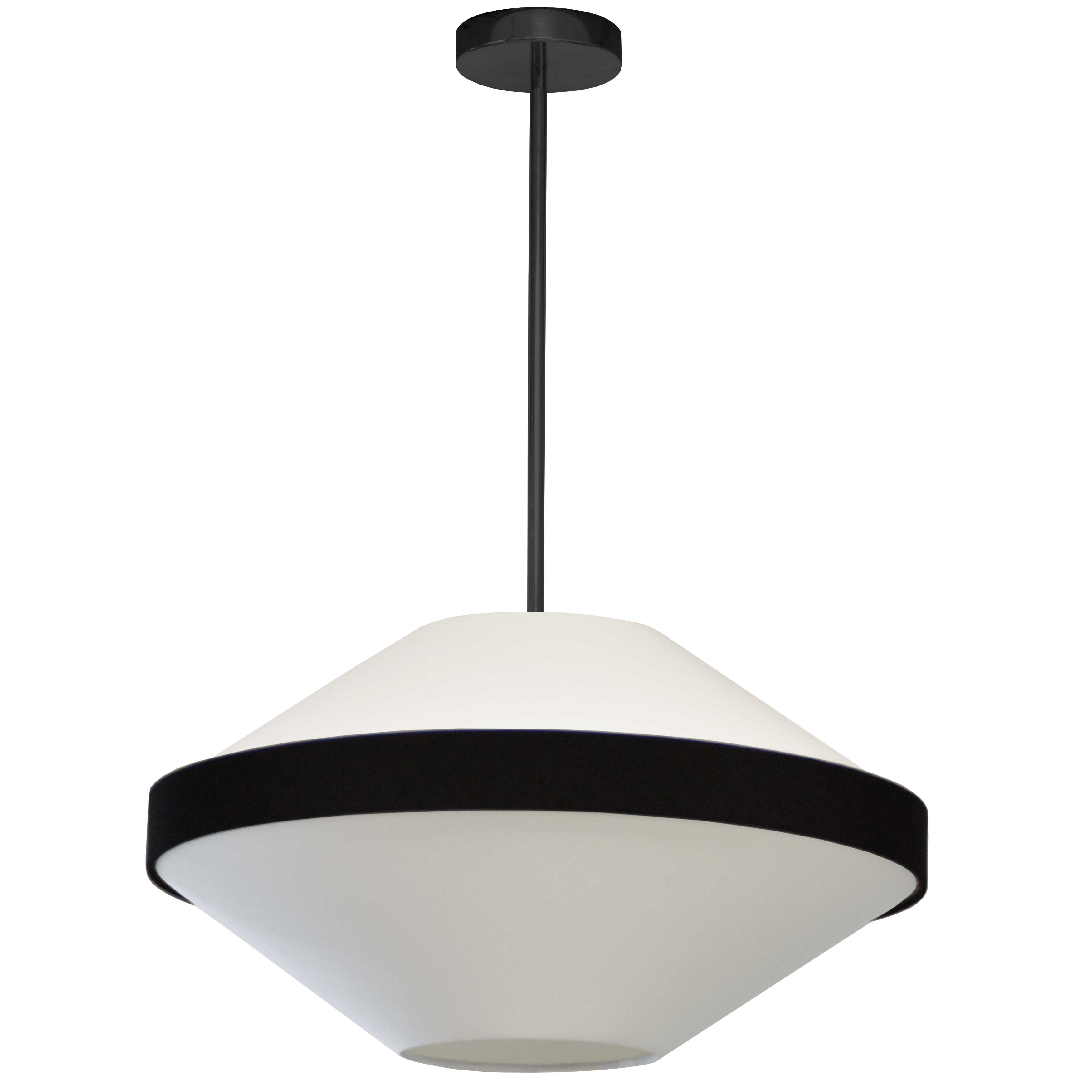 Incorporating elements of both classic and modern design, the Pietra family of lighting has a versatile and functional look. Based on clean lines and an intriguing shape, it's a design that is both functional and fashionable. The metal frame in a choice of finishes contrasts with the fabric shade that is tapered at both top and bottom. A band of metal around the middle adds a focal point. It's an understated look that's suitable for modern and transitional living rooms, bars, hallways and main entrances.