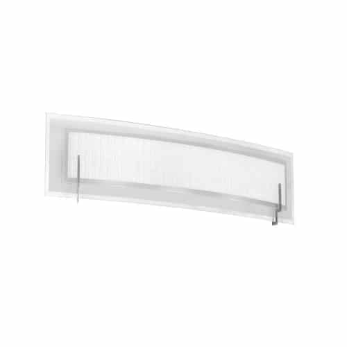 The Frosted Linen family of lighting brings understated style to your bathroom in a series of vanity configurations. The Frosted Linen group centres around concave rectangular designs that combine frosted glass and linen glass with a frosted glass bottom diffuser for subtle, flattering lighting.  This is an unobtrusive line of lighting that adds a sleek aesthetic without drawing attention away from other furnishings and design elements. When the look is elegant and subtle rather than bold and in your face, Frosted Linen lighting fits the bill.